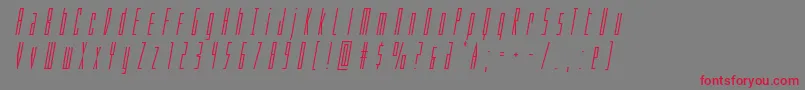 Phantacontitleital Font – Red Fonts on Gray Background