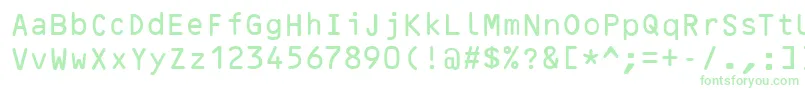 OcrBRegular Font – Green Fonts