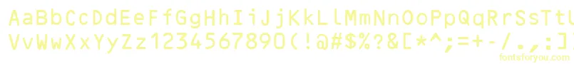 OcrBRegular Font – Yellow Fonts