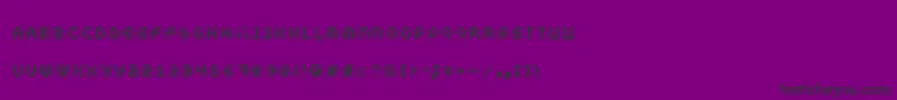 Somepx Font – Black Fonts on Purple Background