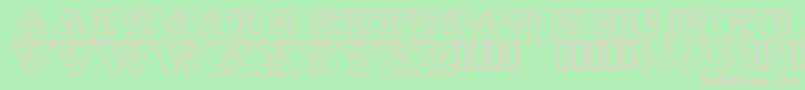 LmsHappilyEverAfter Font – Pink Fonts on Green Background