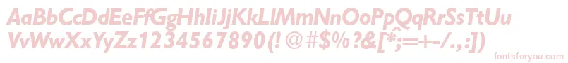GibsonBolditalic Font – Pink Fonts