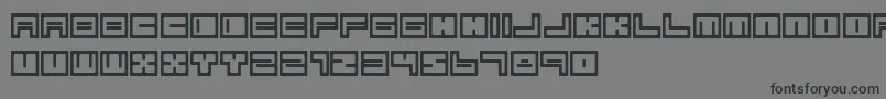 BimSinSimbolos Font – Black Fonts on Gray Background