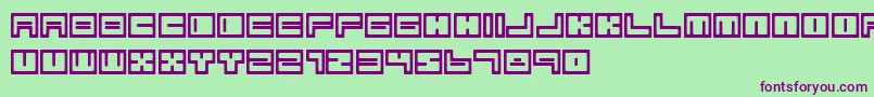 More about BimSinSimbolos Font BimSinSimbolos Font – Purple Fonts on Green Background