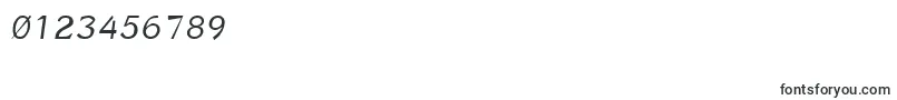 BorzoiBoldItalic-Schriftart – Schriften für Zahlen und Nummern