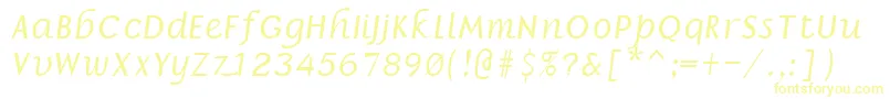 BorzoiBoldItalic Font – Yellow Fonts