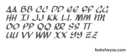 ThreeArrowsItalic Font