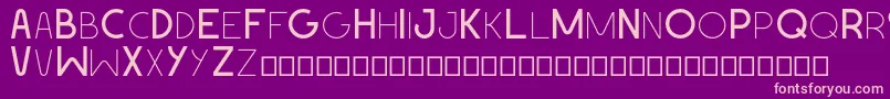 En savoir plus sur la police GeomaniacDemo Police GeomaniacDemo – polices roses sur fond violet