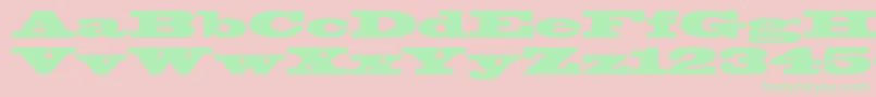 More about Blackoak Font Blackoak Font – Green Fonts on Pink Background