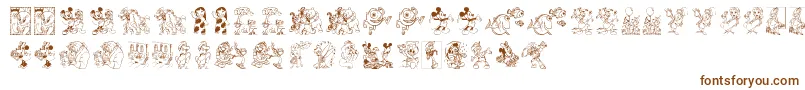 DisneyFamily1 Font – Brown Fonts