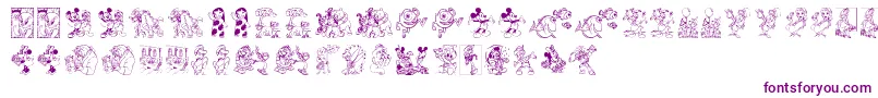 DisneyFamily1 Font – Purple Fonts