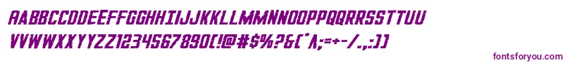 GiIncognitosmallital Font – Purple Fonts on White Background