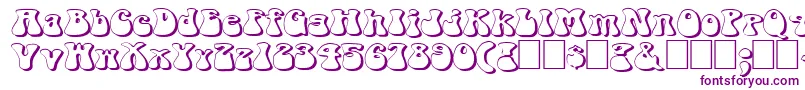 FzJazzy143DEx-Schriftart – Violette Schriften
