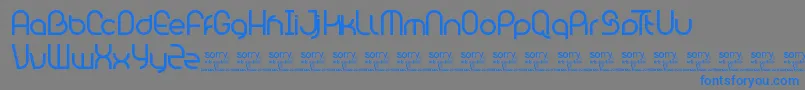 BambhoutConnectTrial Font – Blue Fonts on Gray Background