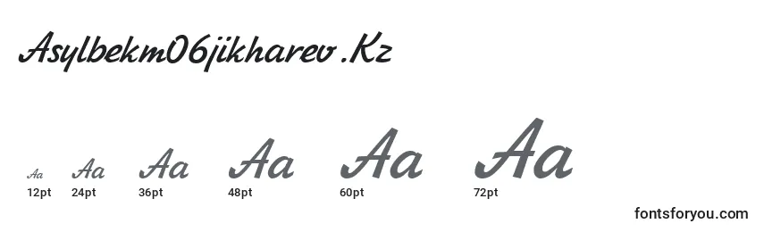 Размеры шрифта Asylbekm06jikharev.Kz