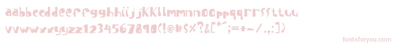 ISuckAtGolf Font – Pink Fonts on White Background