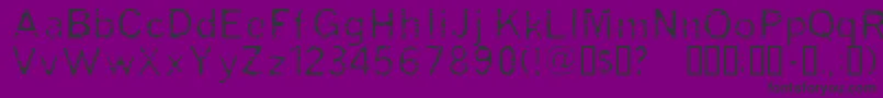 Grade Font – Black Fonts on Purple Background