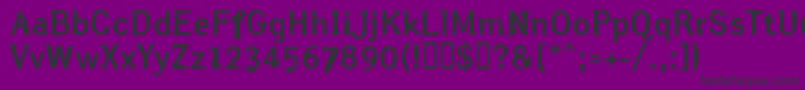 Arslegothic Font – Black Fonts on Purple Background