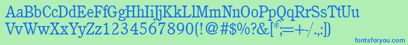 More about C851RomanRegular Font C851RomanRegular Font – Blue Fonts on Green Background