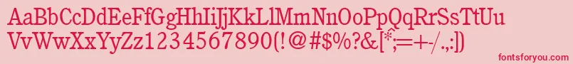 More about C851RomanRegular Font C851RomanRegular Font – Red Fonts on Pink Background