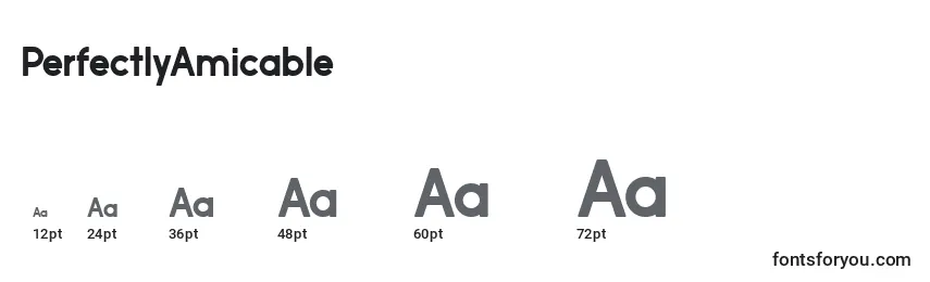 PerfectlyAmicable Font Sizes