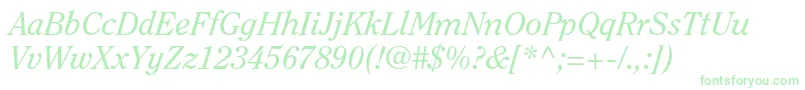 ClearfacestdItalic Font – Green Fonts