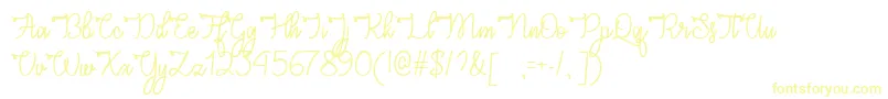CongratsScriptTtf Font – Yellow Fonts