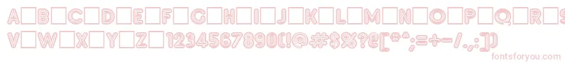 Insetb Font – Pink Fonts on White Background