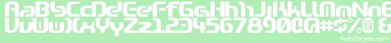 More about Zone99heavy Font Zone99heavy Font – White Fonts on Green Background