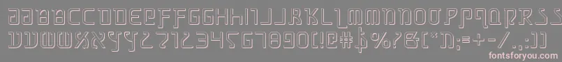 GrimlordShadow Font – Pink Fonts on Gray Background