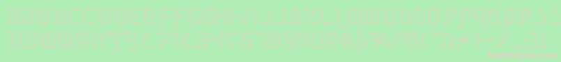 GrimlordShadow Font – Pink Fonts on Green Background