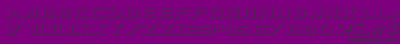 Xcelv3s Font – Black Fonts on Purple Background