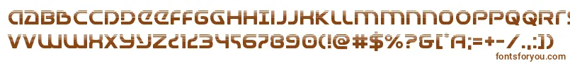 Universaljackhalf Font – Brown Fonts on White Background