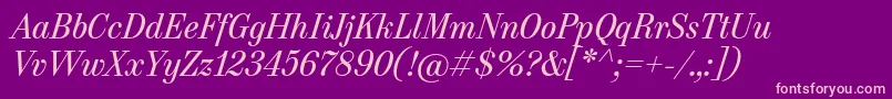 En savoir plus sur la police HeneczekItalic Police HeneczekItalic – polices roses sur fond violet