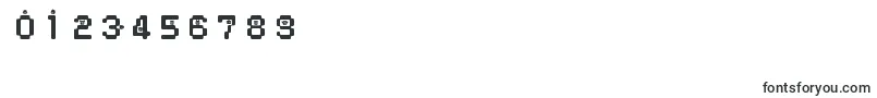DustmonstersMedium Font – Fonts for Numbers and Digits