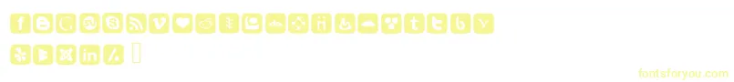 SocialFontIcons Font – Yellow Fonts