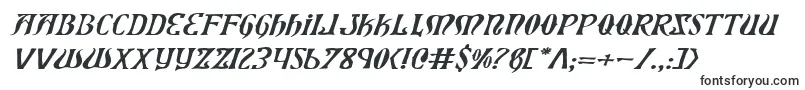 XiphosExpandedItalic-Schriftart – Schriften für Adobe Reader