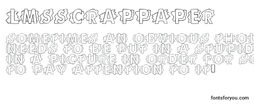 LmsScrapPaper Font