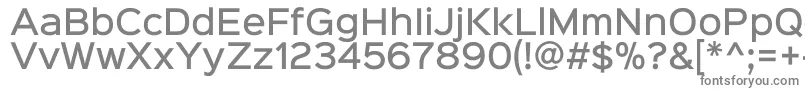 Sinkinsans500medium Font – Gray Fonts on White Background