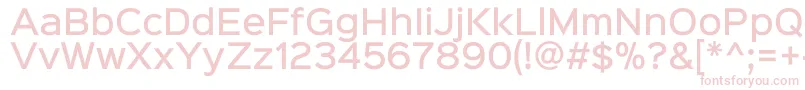 Sinkinsans500medium-Schriftart – Rosa Schriften