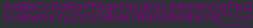 Sinkinsans500medium Font – Purple Fonts on Black Background
