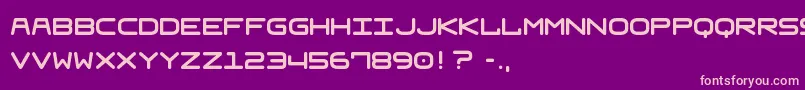 Frau2 Font – Pink Fonts on Purple Background