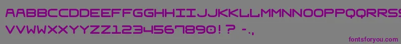 Frau2 Font – Purple Fonts on Gray Background