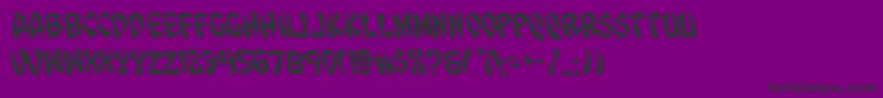 Подробнее о шрифте Eggrollrotate Шрифт Eggrollrotate – чёрные шрифты на фиолетовом фоне