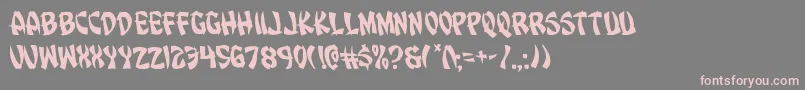 Lisätietoja Eggrollrotate-fontista Eggrollrotate-fontti – vaaleanpunaiset fontit harmaalla taustalla
