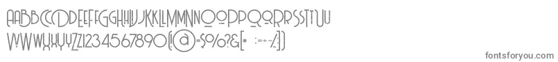 Billionairemediumgrunge Font – Gray Fonts on White Background