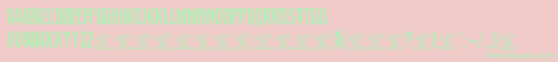 SultancafePersonalUse Font – Green Fonts on Pink Background