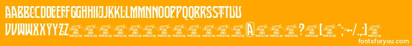 More about SultancafePersonalUse Font SultancafePersonalUse Font – White Fonts on Orange Background