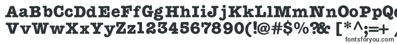 Шрифт TypewritercBold – OTF шрифты