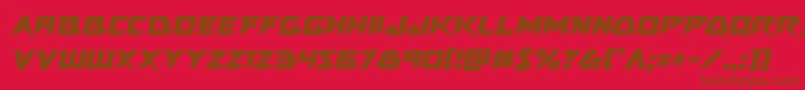 Lisätietoja Skirmishersemital-fontista Skirmishersemital-fontti – ruskeat fontit punaisella taustalla